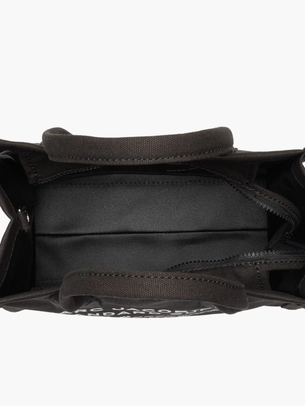 Marc Jacobs Standard Supply Canvas Tote Crossbody Strap Medium (Black)
